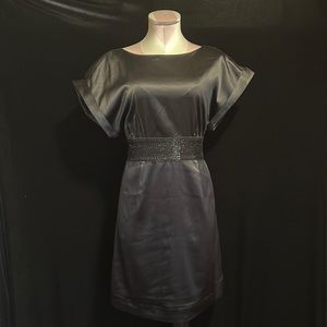 Forever21 black satin dress